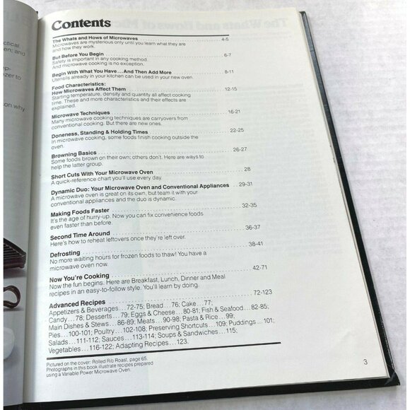 Microwave Cooking Made Easy Litton Recipes Vintage Cookbook 1981 - Picture 2 of 12